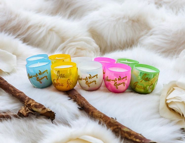 Holographic Customised Glass Candles