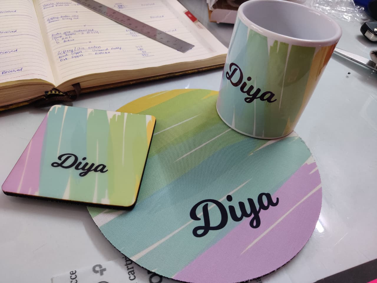 Combo of Mouse Pad, Coaster & Mug