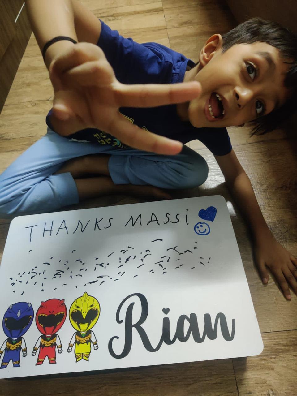 Personalised Lap Table with White Board