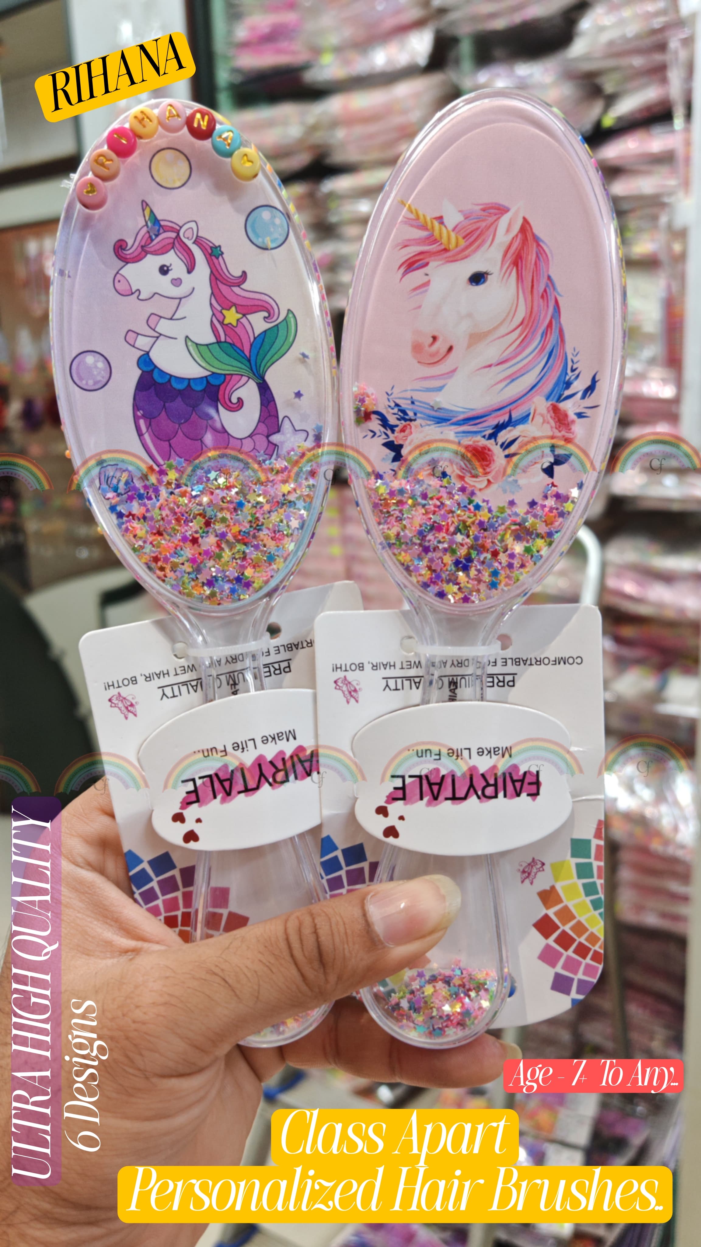 PERSONALIZED PREMIUM HAIR BRUSHES