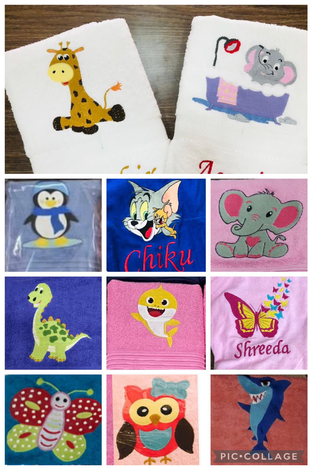 Personalised bath set for kids