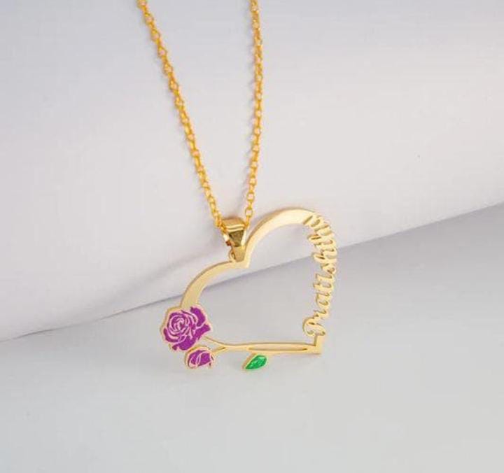 Customised Heart Pendant