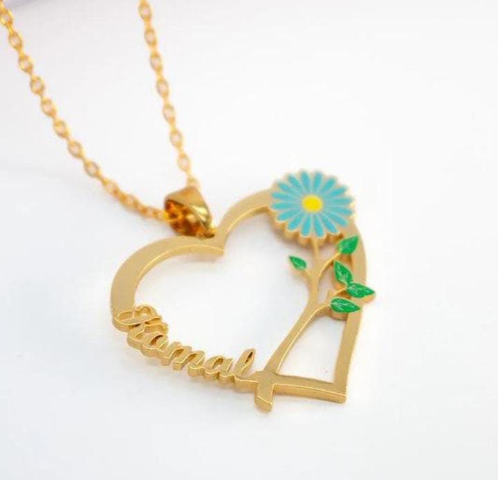 Customised Heart Pendant