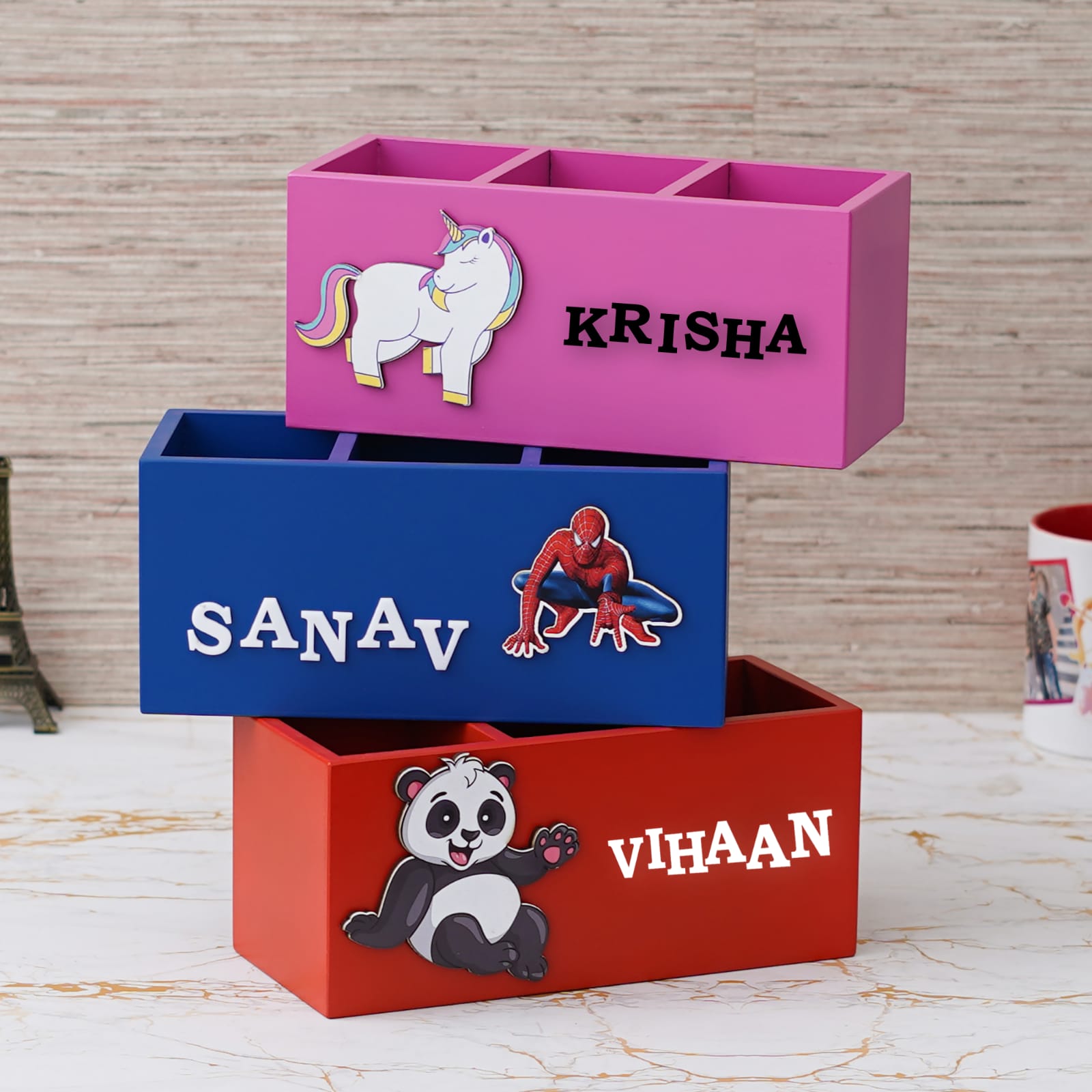 Perosnalised Kids Pen Stand