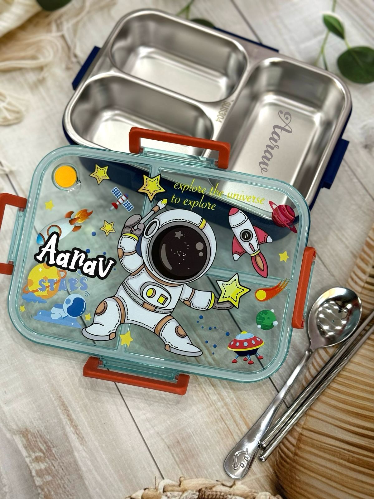 personalised Insulated bento Lunch Box