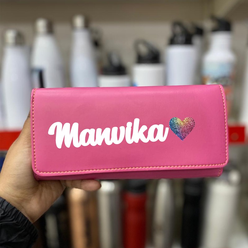 Personalized 3 Fold Diva Clutch for Ladies