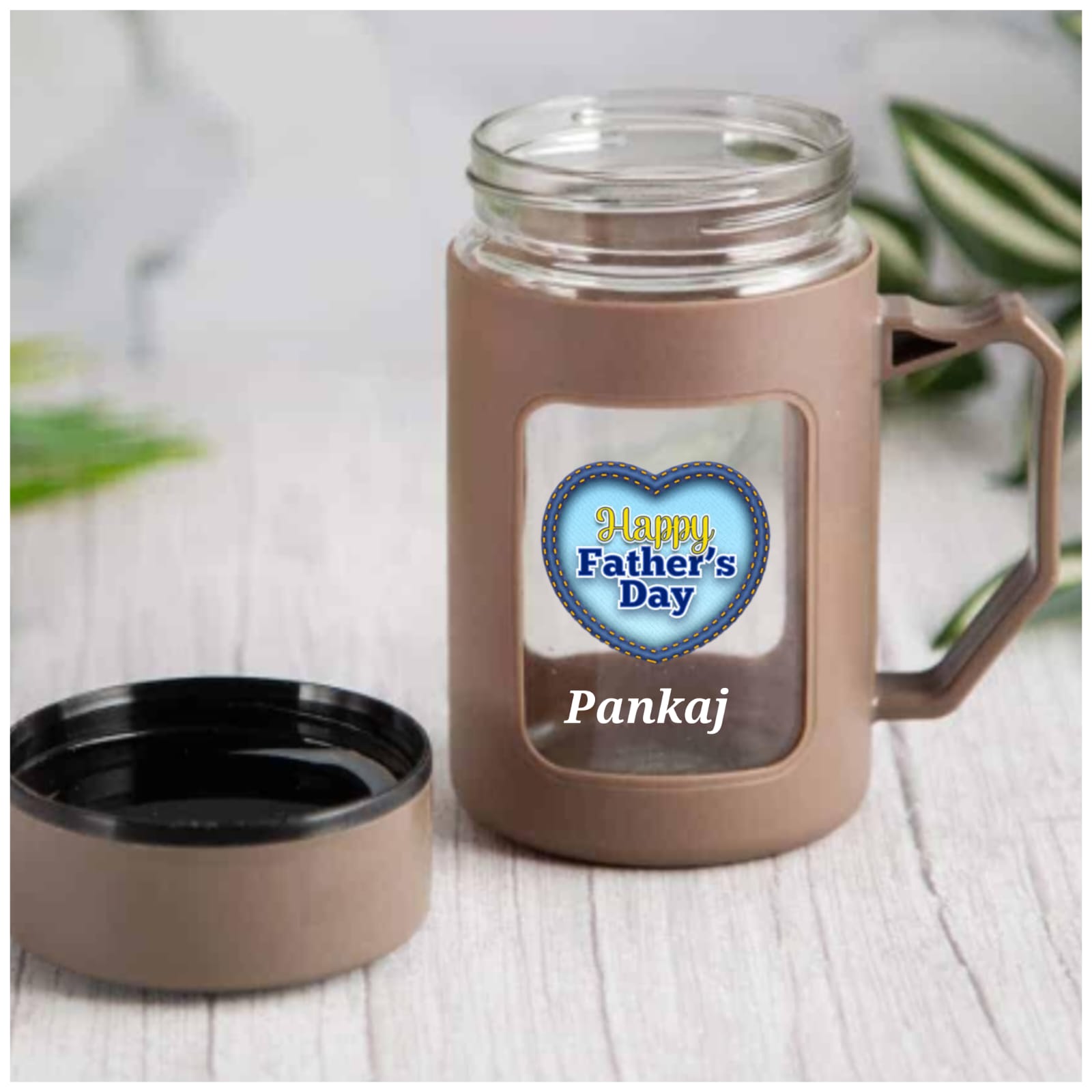 Personalized Glass Tumbler for Travel