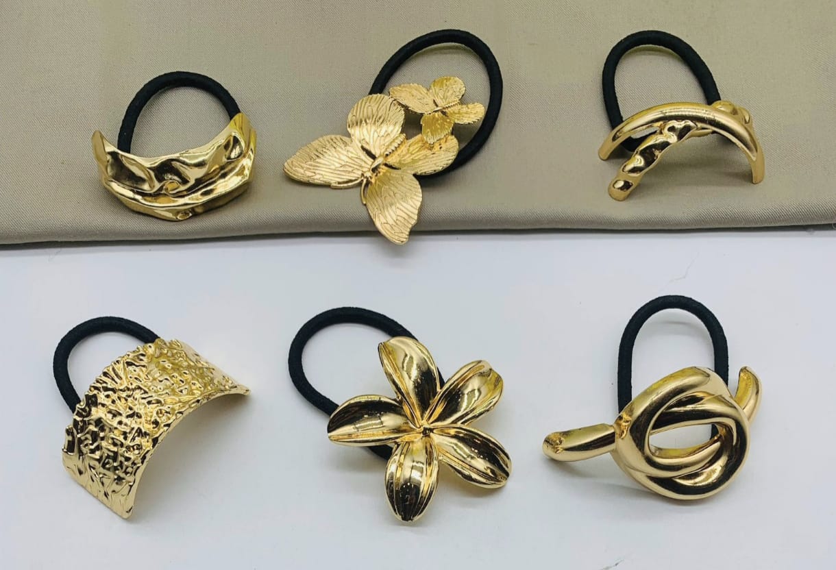 Anti tarnish hair ties