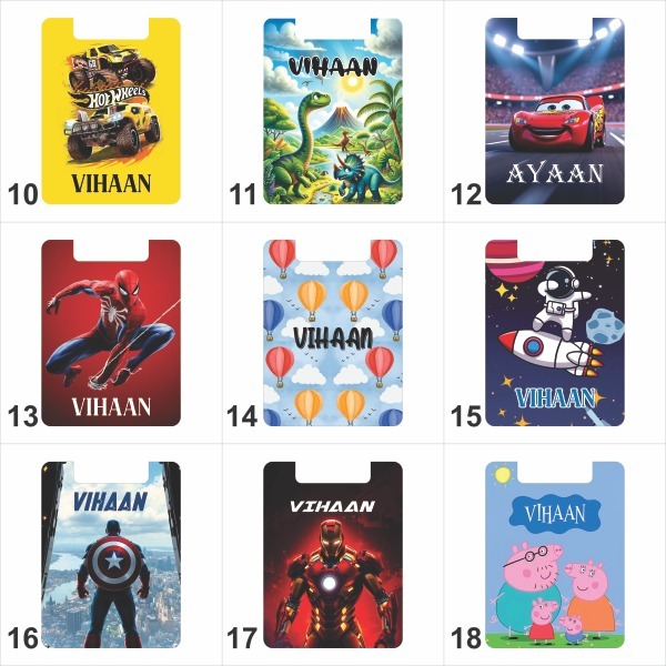 Customized Multi Use Kids Trending Storage Clip Board/ Exam Pad With Photo & Any Design & Name Print