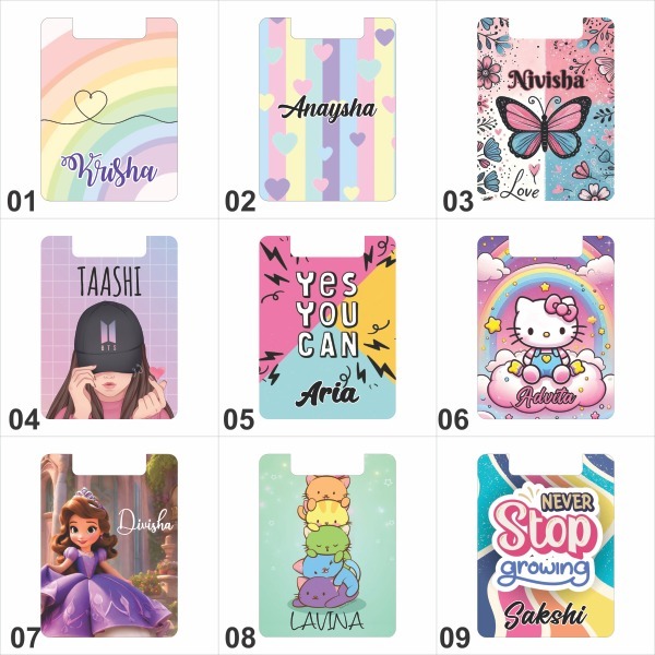 Customized Multi Use Kids Trending Storage Clip Board/ Exam Pad With Photo & Any Design & Name Print