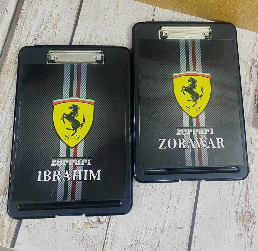 Customized Multi Use Kids Trending Storage Clip Board/ Exam Pad With Photo & Any Design & Name Print