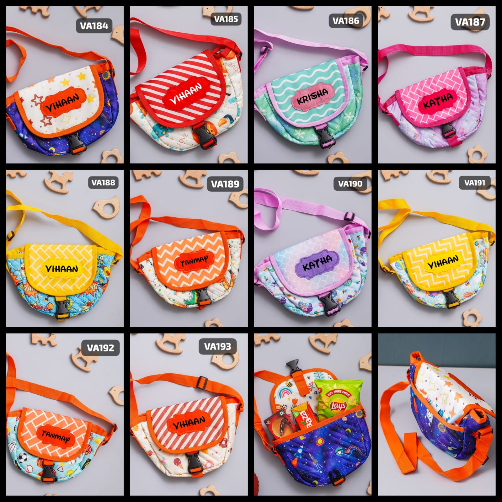 Personalised sling bag