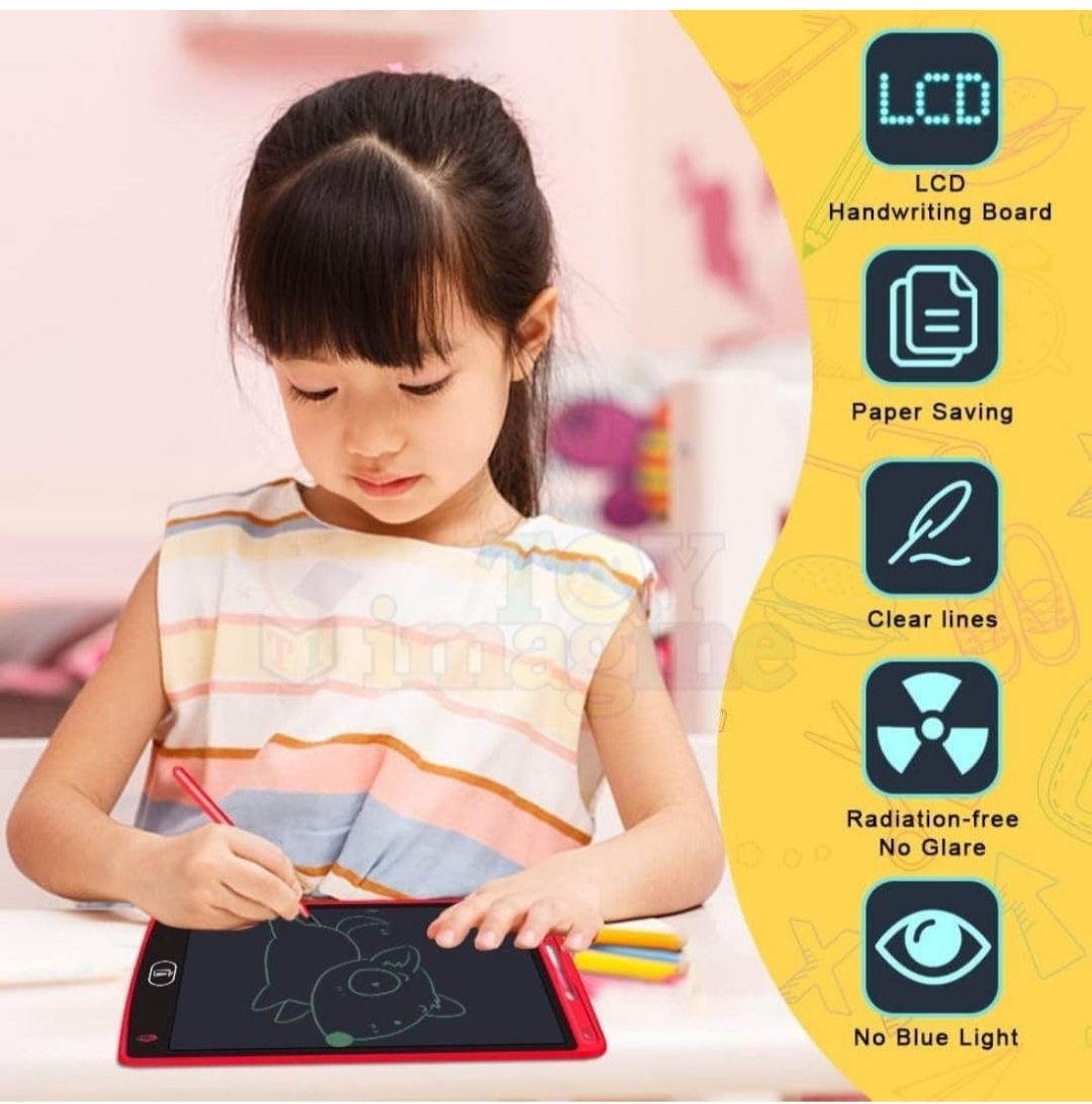 ✨ Piller Basics 8.5-Inch LCD Writing Tablet with Stylus Pen  🎨 Magic Slate for Drawing, Playing & Learning – Reusable & Eco-Friendly