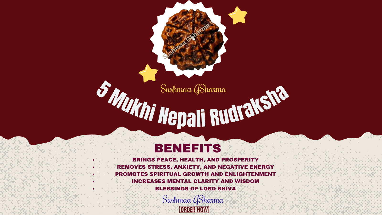 5 Mukhi Rudraksha