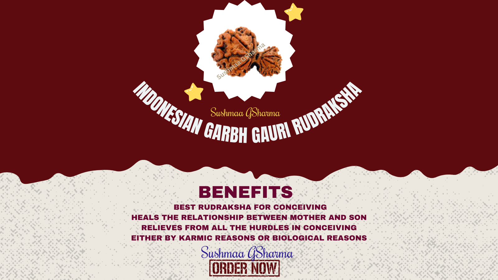 Garbh Gauri Rudraksha (Indonesian)