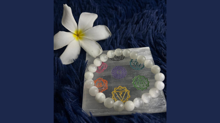 Selenite bracelet