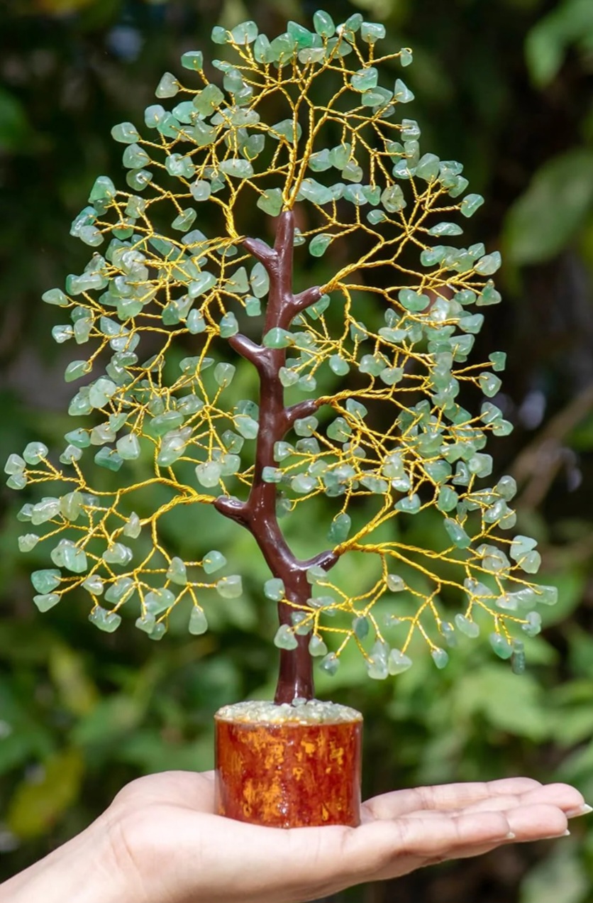 Green Aventurine crystal tree