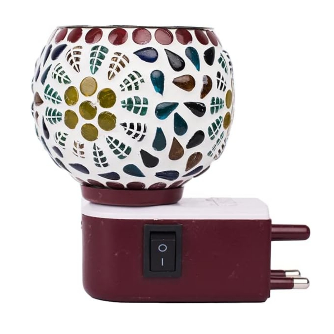 Ceramic Aroma Diffuser Kapoor Dani Cum Night Lamp