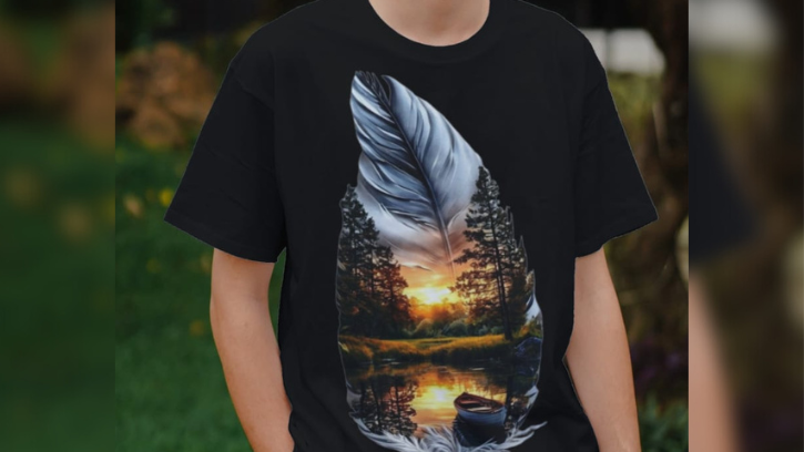Twilight Feather Lake Tee