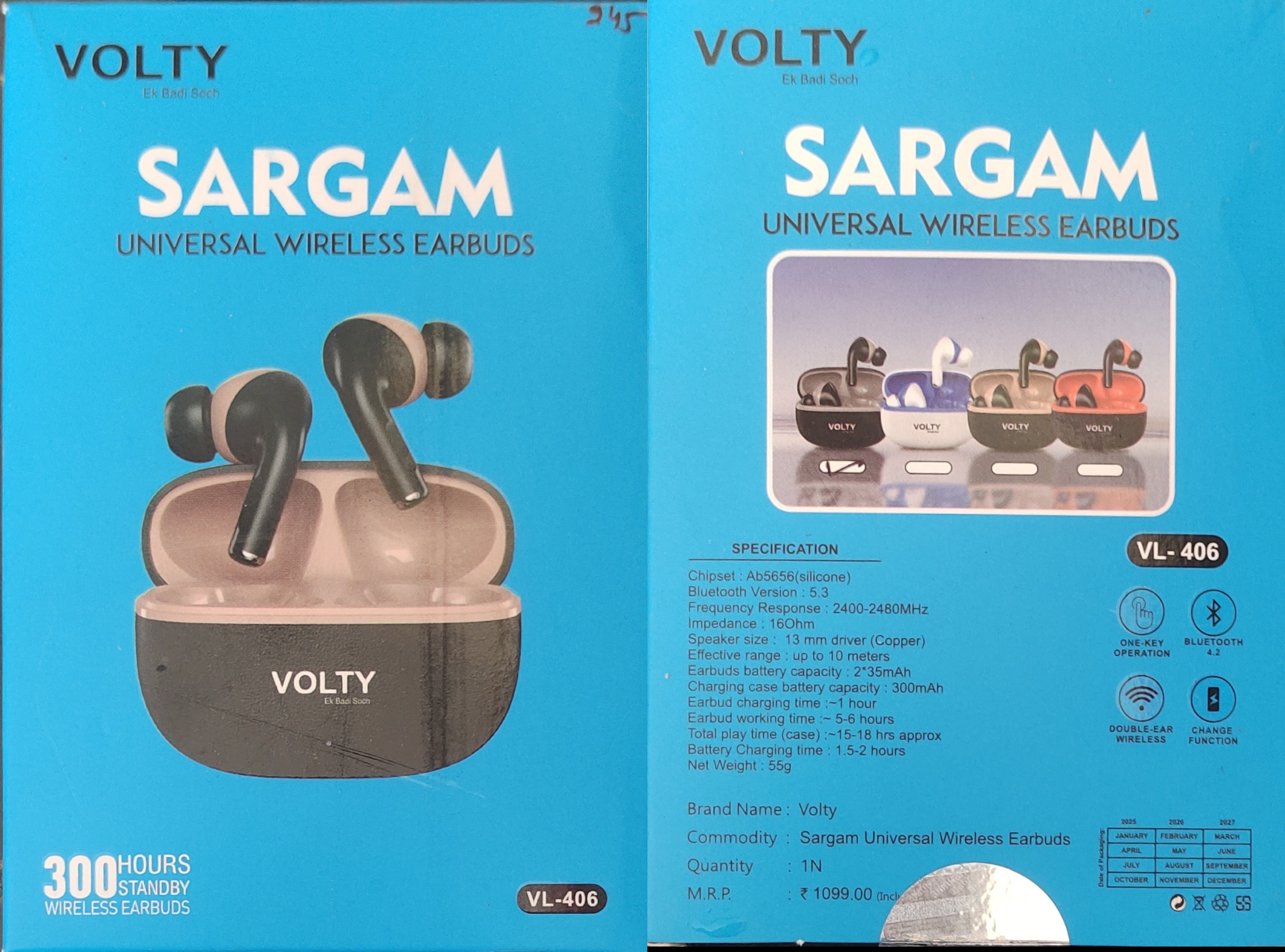 Universal Wireless Earbuds