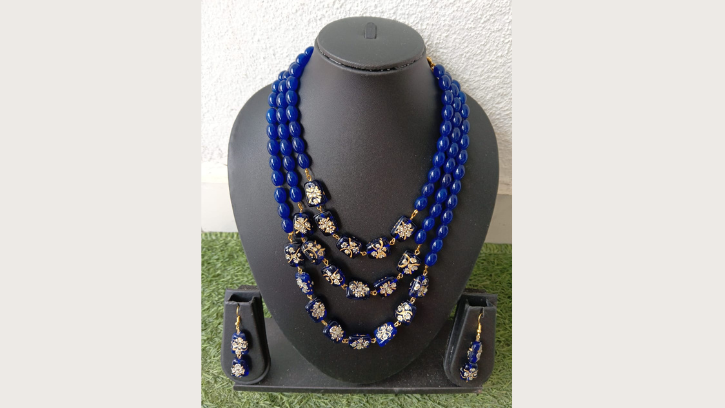 Blue Necklace Set