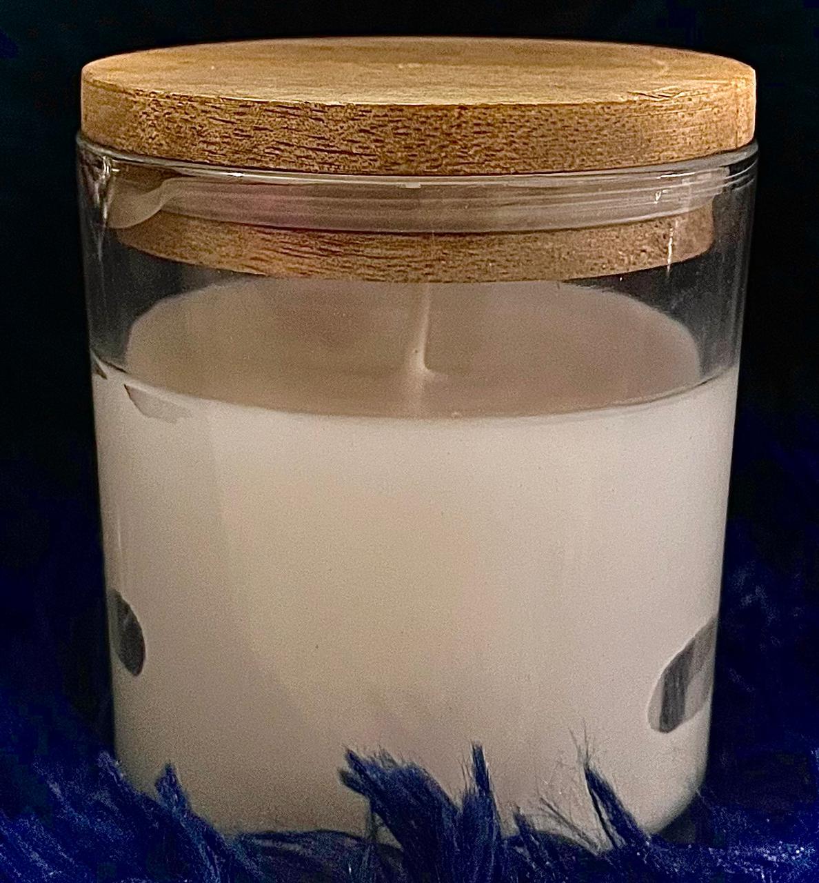 Rose jar candle