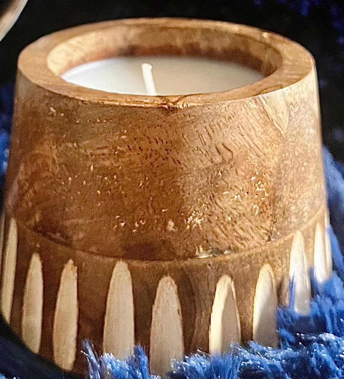 Wooden  aroma candles