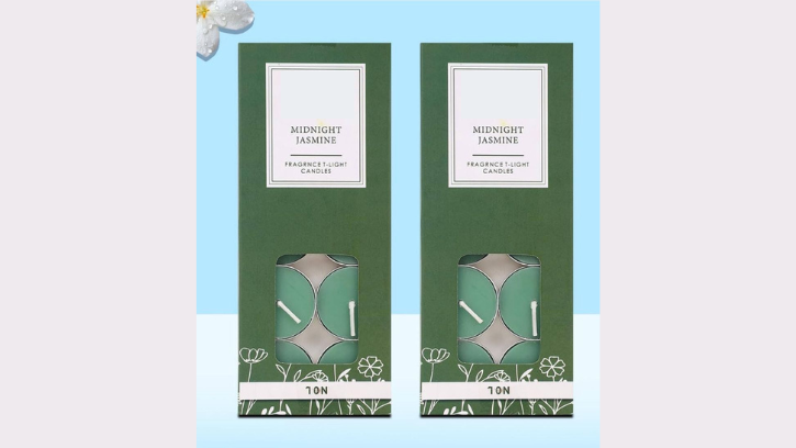 Mid Night Jasmine Smokeless Aroma Candles