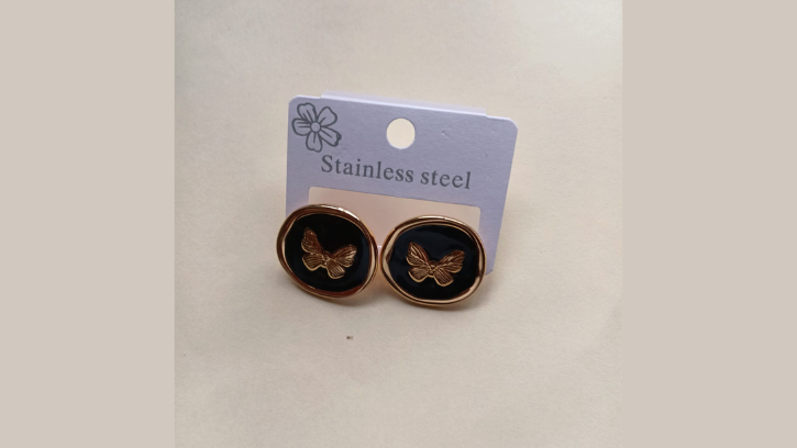 Butterfly Stud Earrings