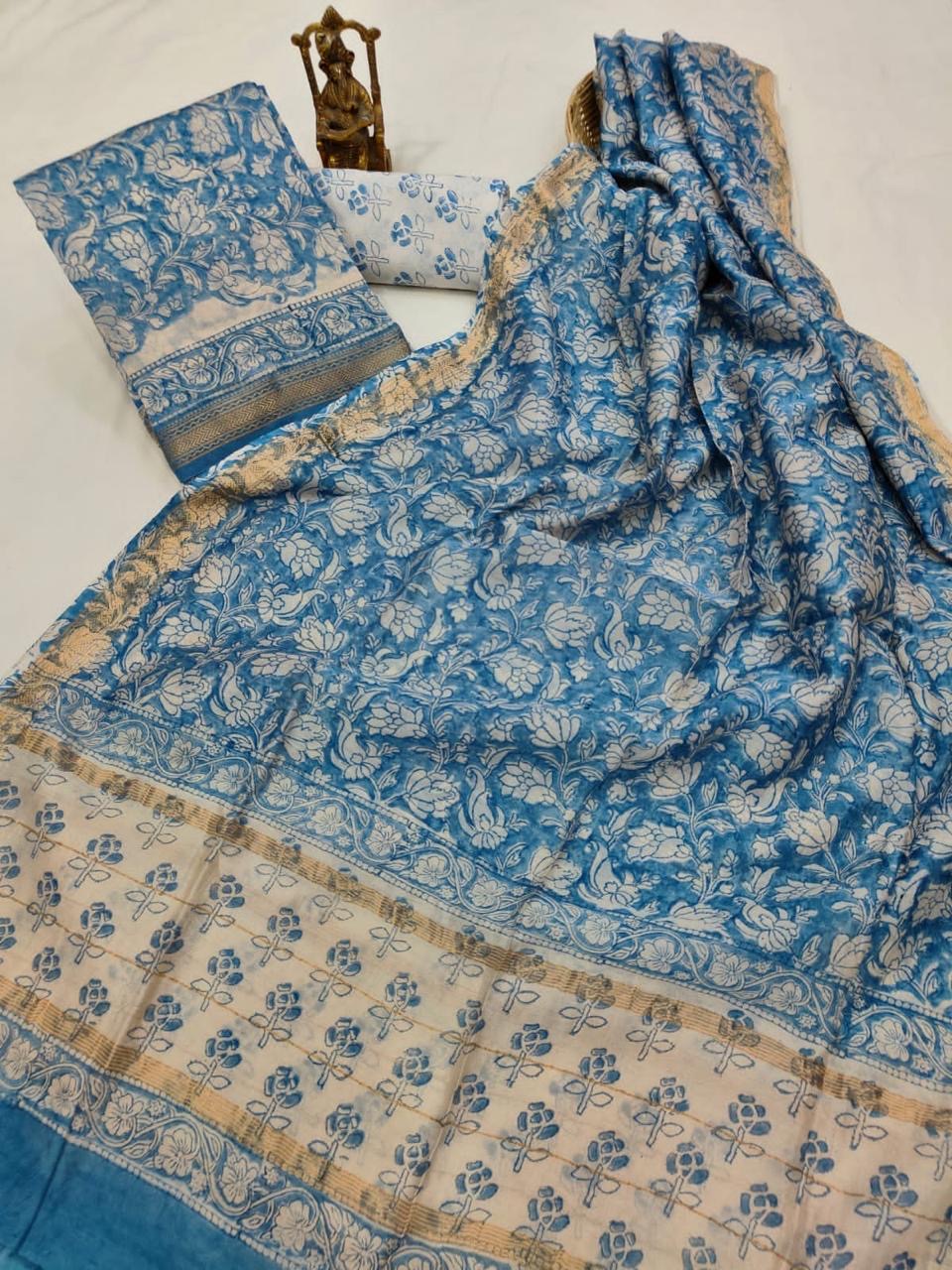Maheswari silk suit
