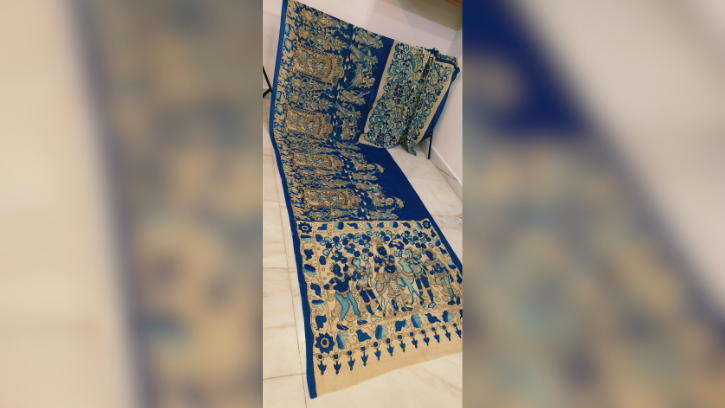 Pen Kalamkari saree