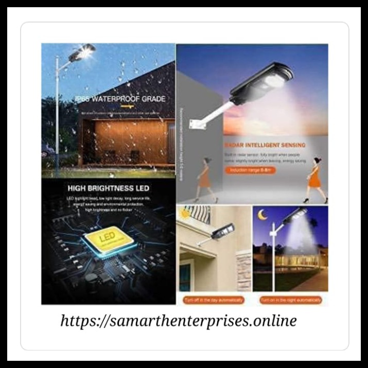 ALL IN ONE Solar Street Light - 40 Watt