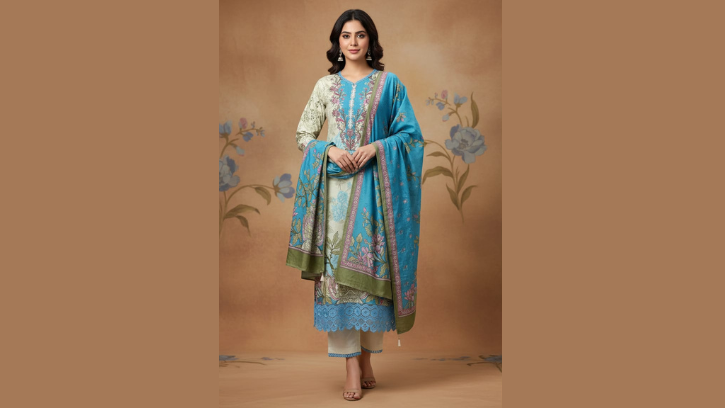 Lawn cotton suits set