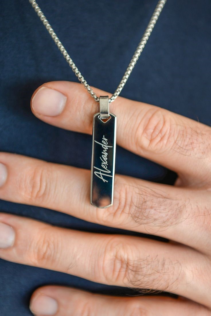 Silver customized name necklace for Women's & Girl's
