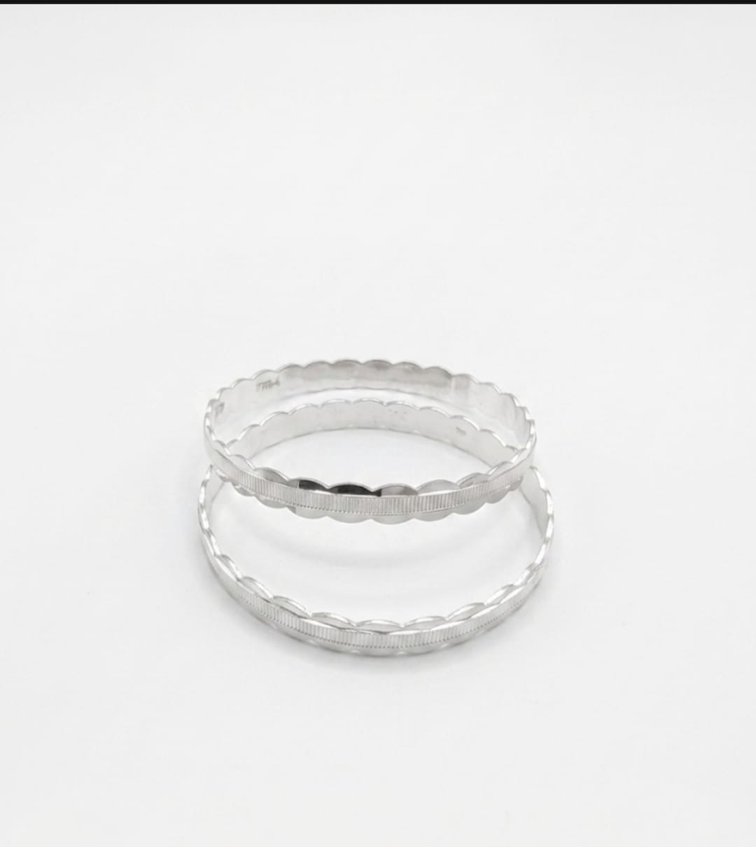 Pure 925 silver baby kada