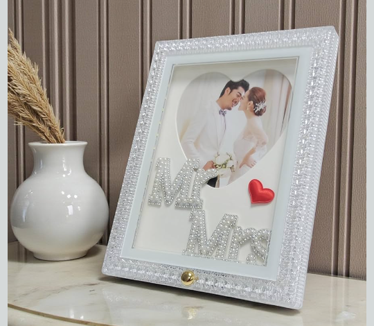 Photo touch  led couple frame medium