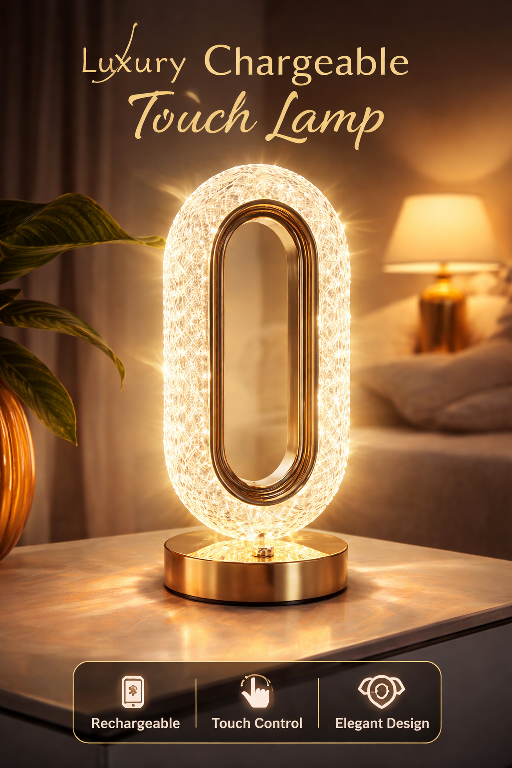Crystal touch lamo owl shape