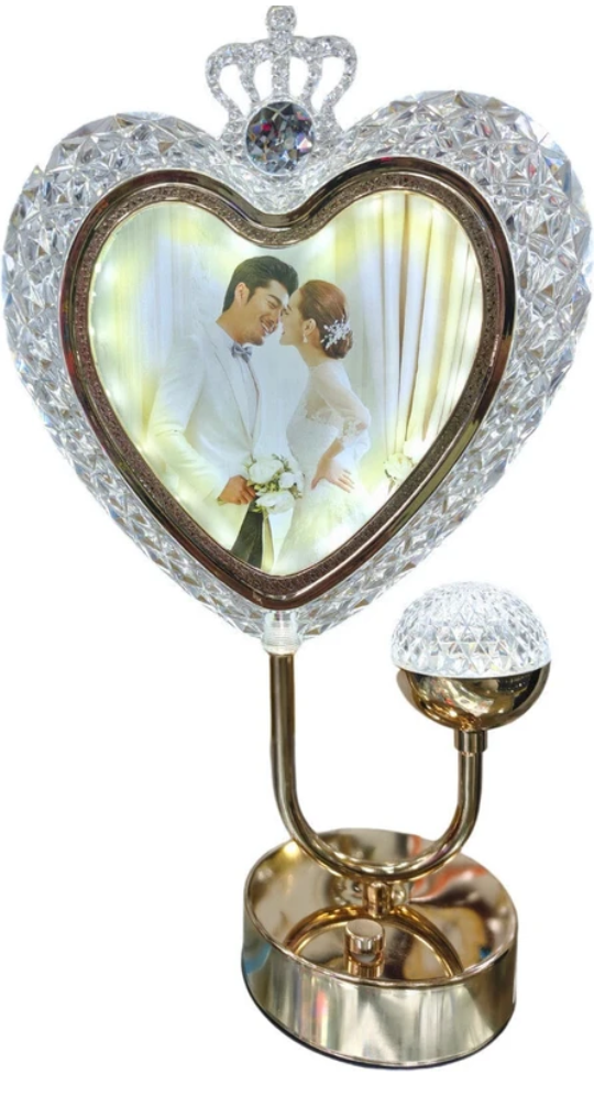 Heart touch lamp chargeable