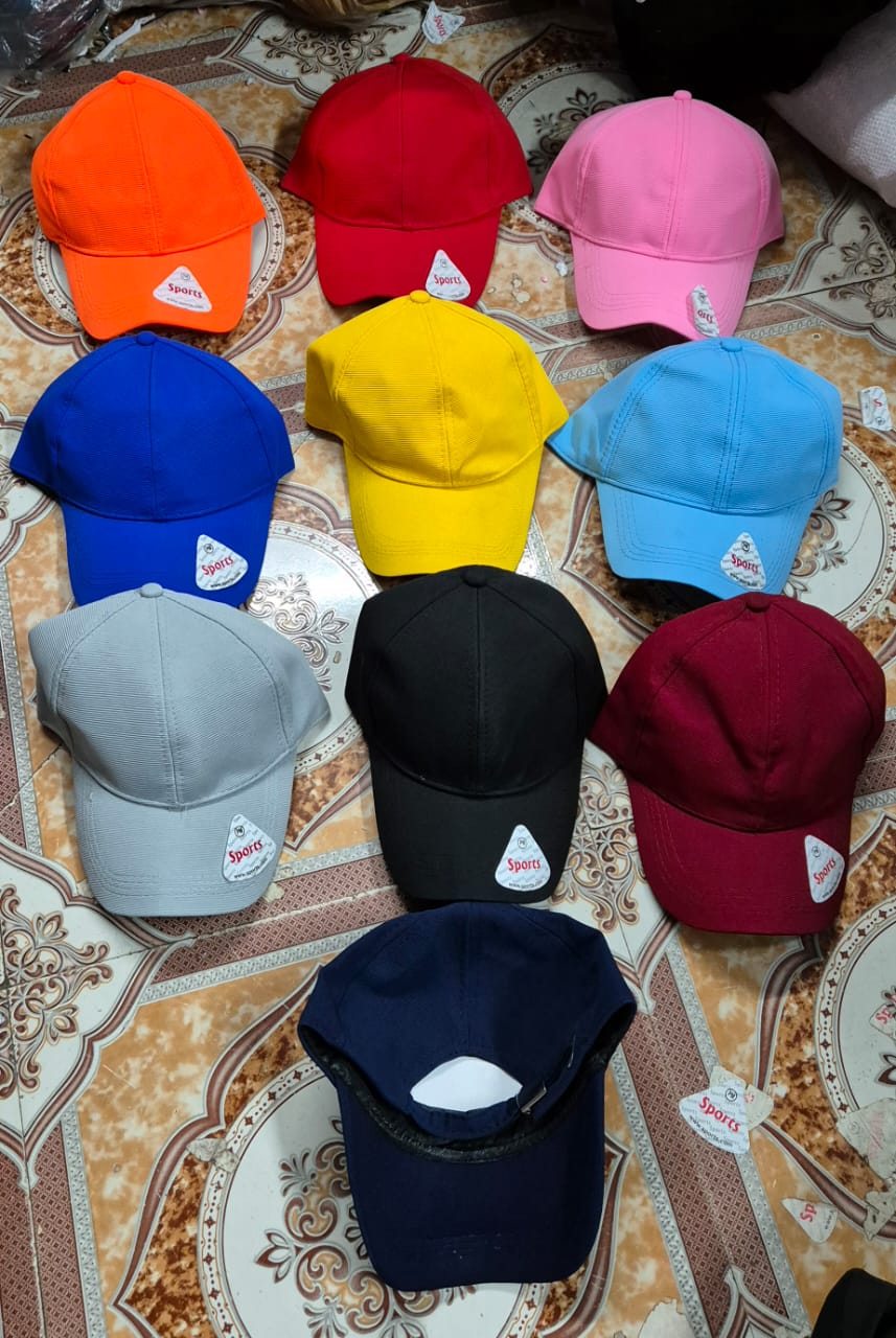 Colorful Branded Baseball Caps (Pack of Multiple Colors)