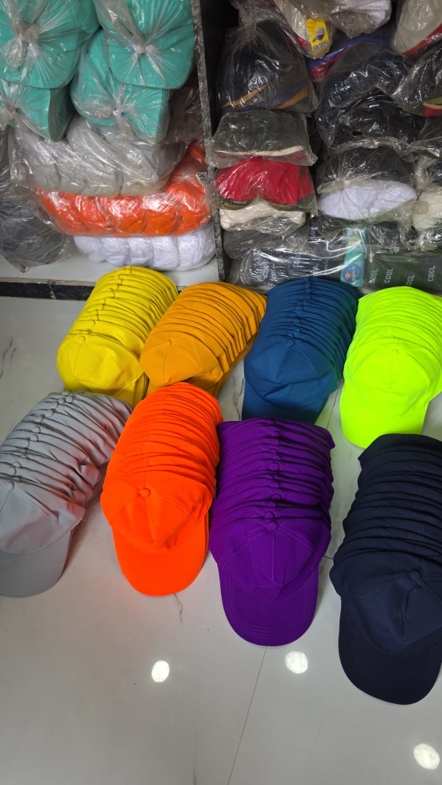 Colorful Branded Baseball Caps (Pack of Multiple Colors)