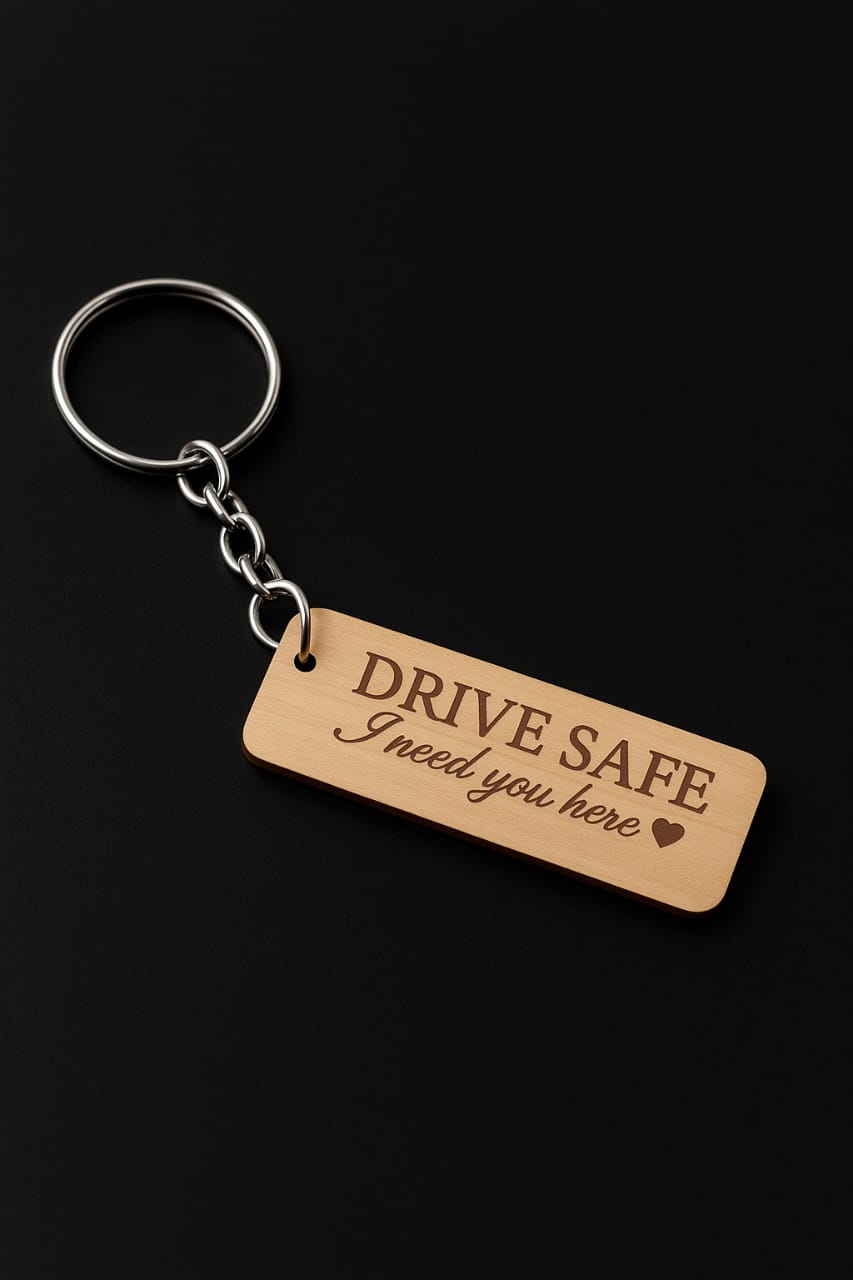Wooden keychains