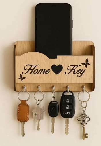 Wooden keychains