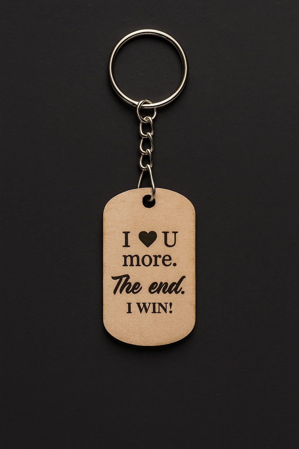 Wooden keychains