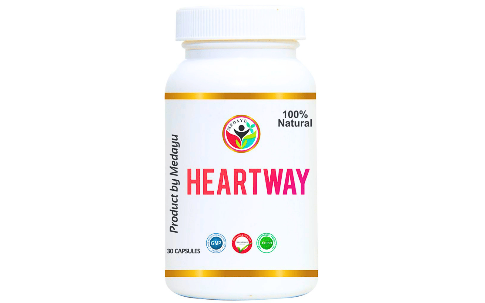 Heartway Capsules | Herbal Heart Health Support Supplement (30 Capsules)