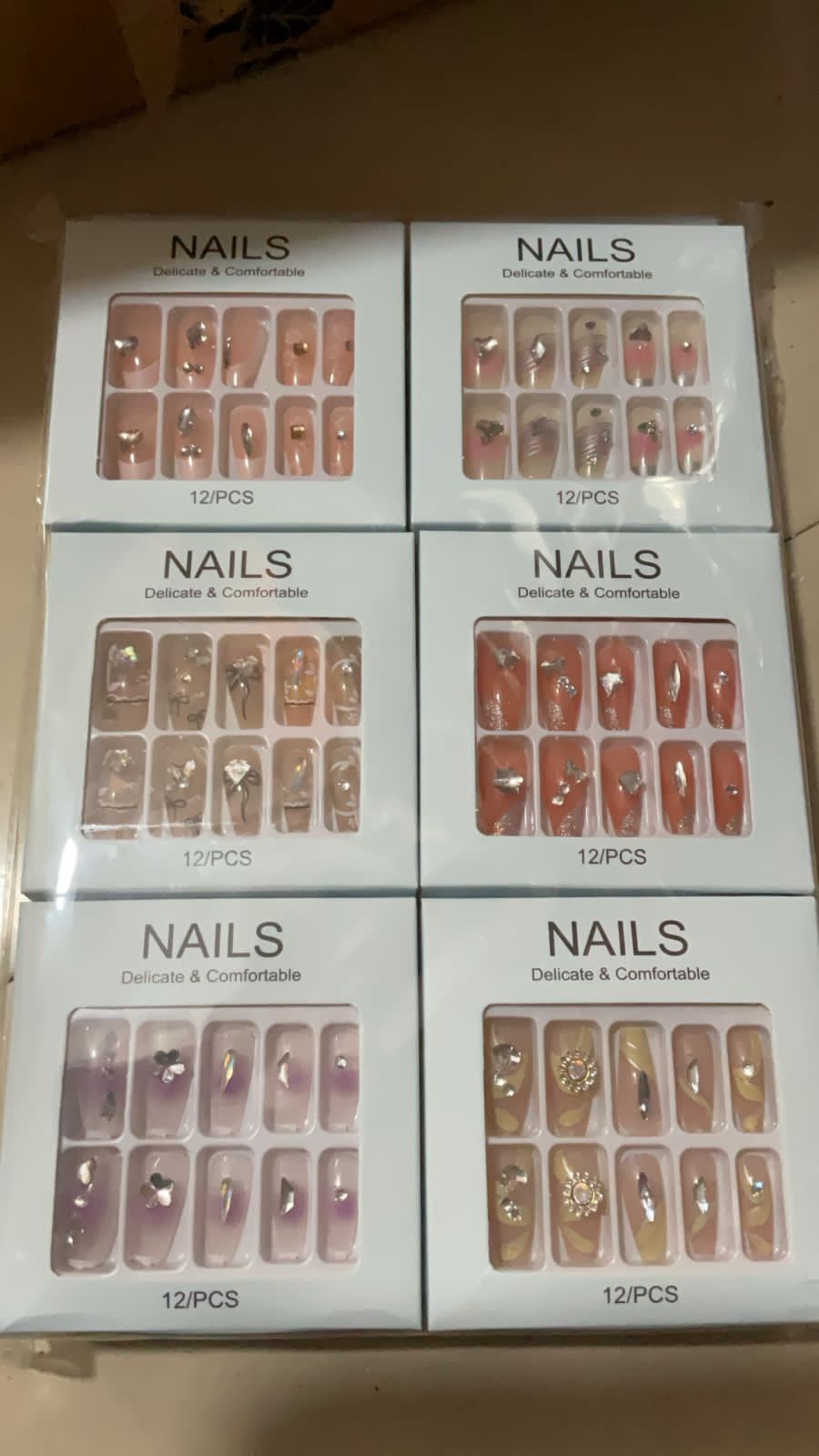Premium Artificial Nails | Designer Nail Art Set (12 pcs)