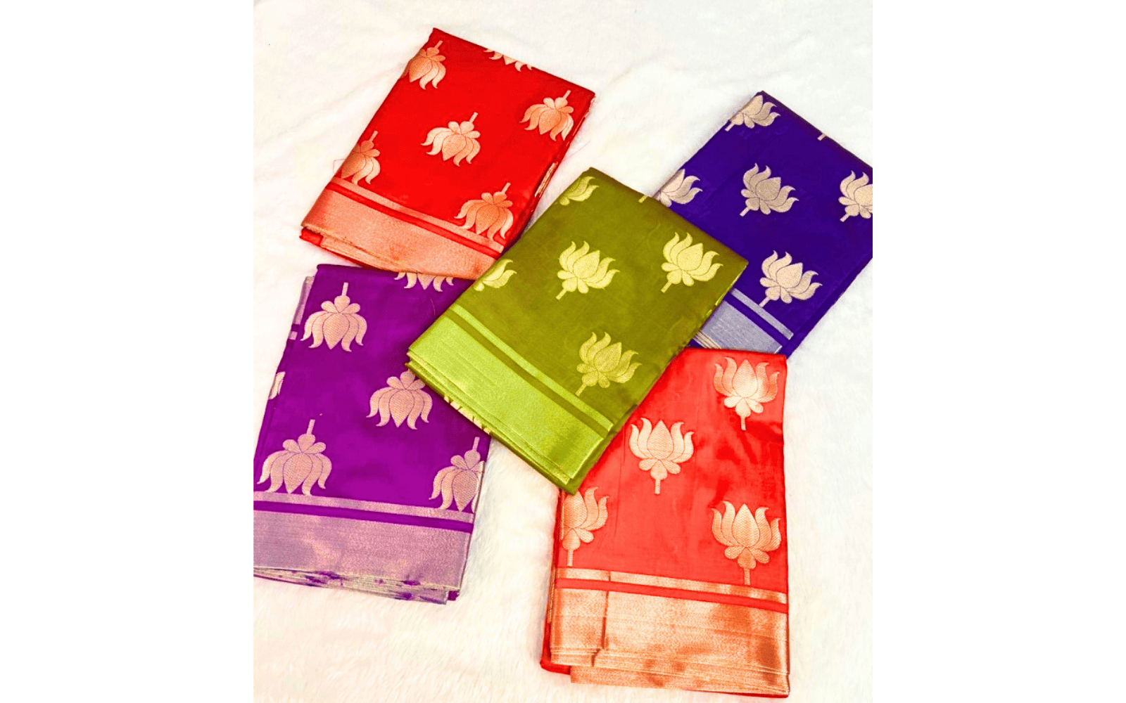 Banarasi Silk Saree | Red & Gold Zari Woven Festive Wear
