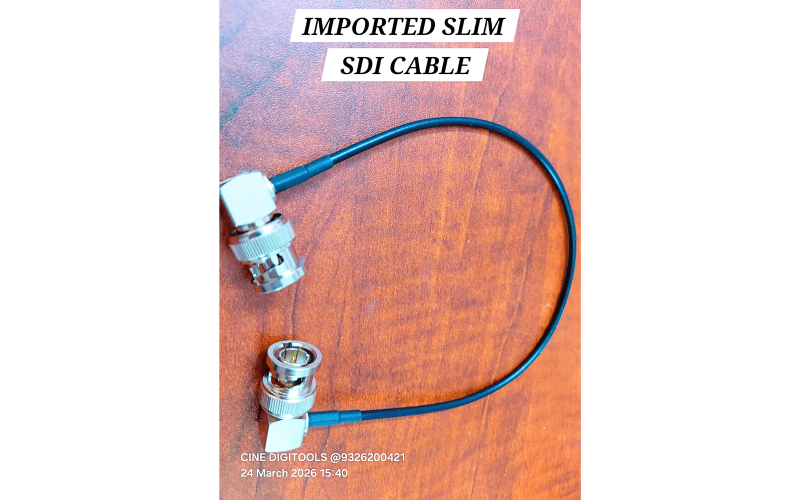 Slim SDI Cable | Flexible Lightweight BNC Cable