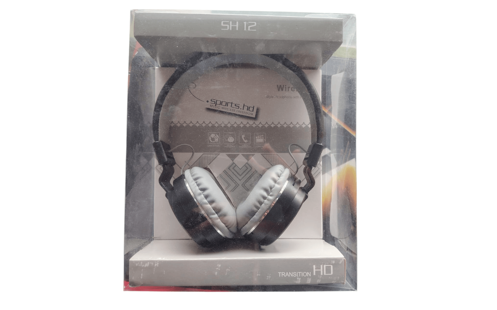 SH12 Wireless Headphones | Sports HD Over-Ear Bluetooth Headset
