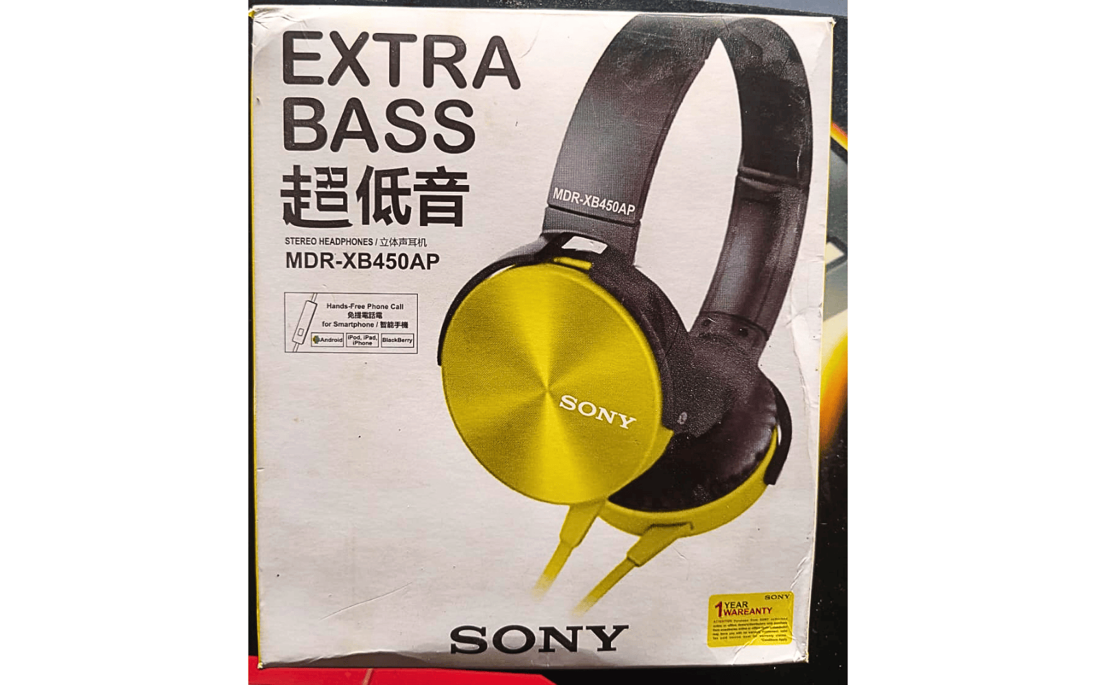Extra Bass Wired Headphones | On-Ear Stereo Headset with Mic