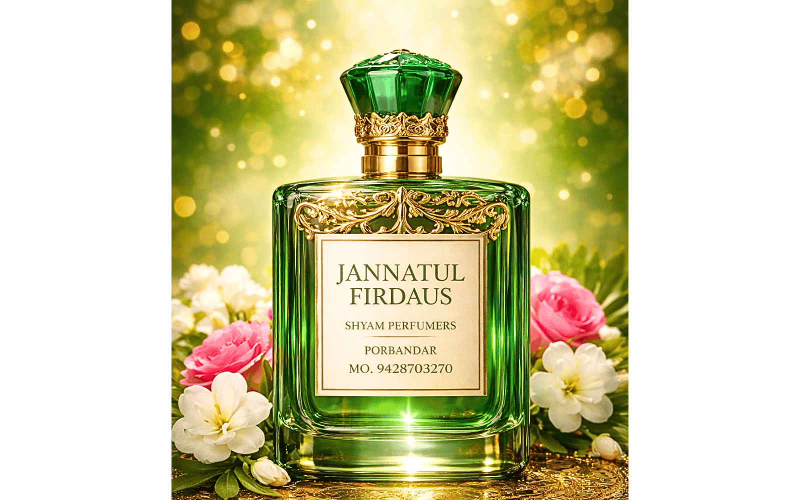 Jannatul Firdaus Attar Inspired Perfume – Fresh Green Oriental Fragrance